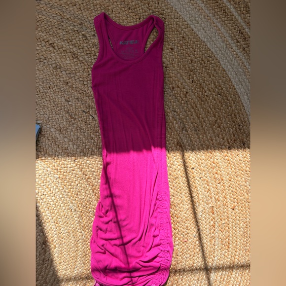 KateJ Pink Ribbed Dress - Picture 2 of 3
